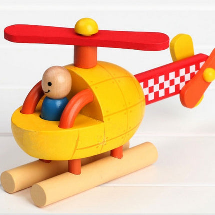 Disassembly Model Airplane Rocket Children's Wooden Assembly And Disassembly Toys Baby Hands-On Brain Educational Toys