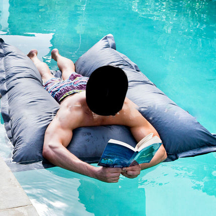 Dark Grey Floating Bean Bag Chair,Cover Only Extra Large Giant Pool Side Beanbag On The Water