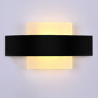 Black warm white / square