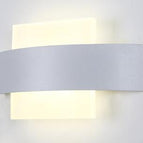 White warm white / square