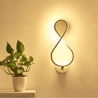 Figure of eight white / warm light