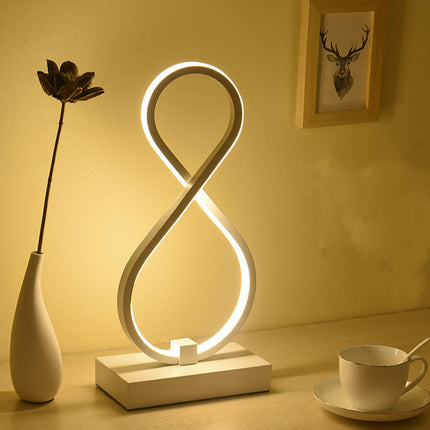 Simple Nordic Bedroom Bedside Table Lamp Warm And Romantic Home Creative Personality Eye Protection Desk Led Table Lamp