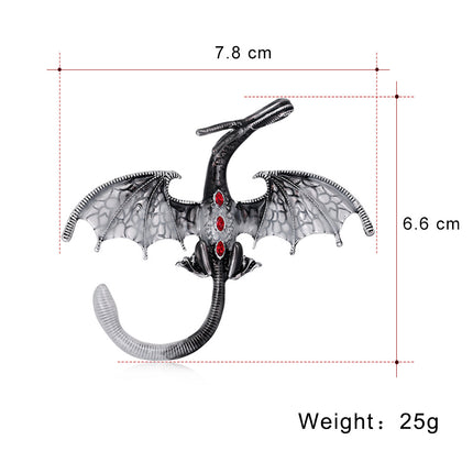 Personalized Cartoon Dragon Brooch All-Match Alloy Brooch