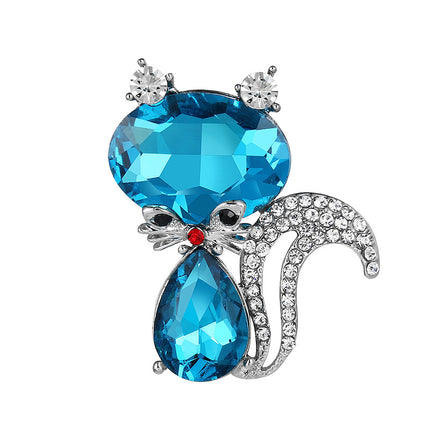 Cartoon Animal Brooch, Simple And Cute Squirrel Brooch, Clothing Coat Pin