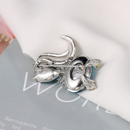Cartoon Animal Brooch, Simple And Cute Squirrel Brooch, Clothing Coat Pin
