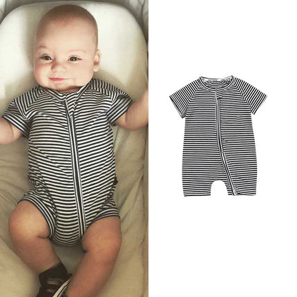 Kids Tales Summer Short-Sleeved One-Piece Baby Cotton Romper Baby