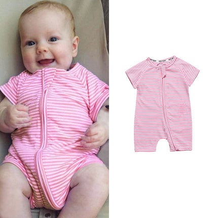 Kids Tales Summer Short-Sleeved One-Piece Baby Cotton Romper Baby