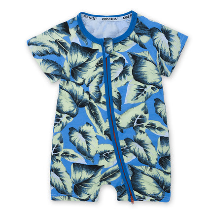 Kids Tales Summer Short-Sleeved One-Piece Baby Cotton Romper Baby