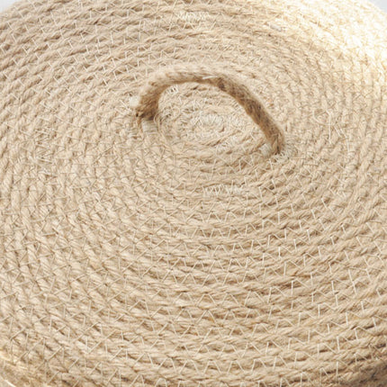 Japanese Style Linen Table Top Sundries Storage Basket