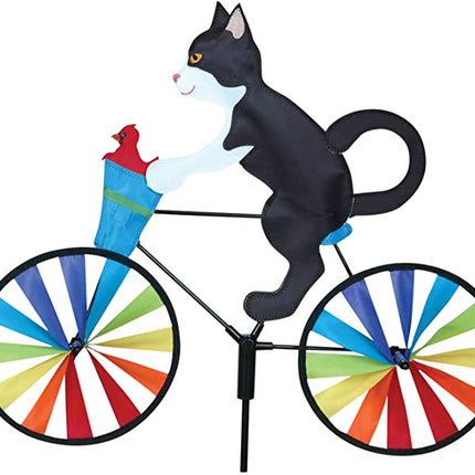 Puppy Animal On Bike Diy Windmill Animal Bicycle Wind Spinner Whirligig Garden Lawn Decorative Gadgets Kids Outdoor Toys