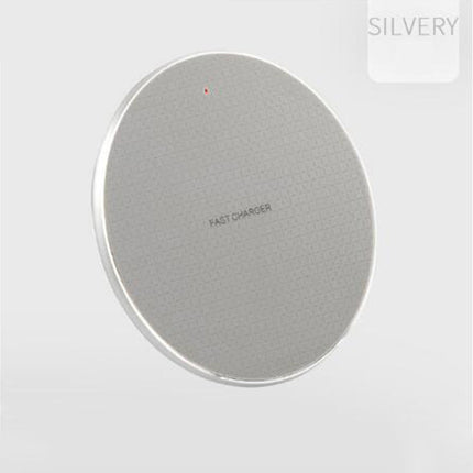 Round Mobile Phone Wireless Charger Ultra-thin 10w Aluminum Alloy