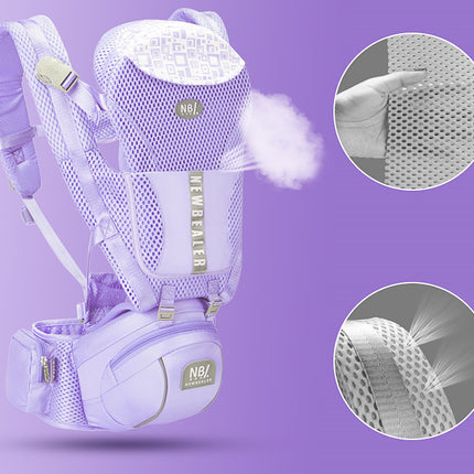 Baby Sling Front And Back Dual-purpose Baby Front Waist Stool, Light And Horizontal Holding Baby Artifact