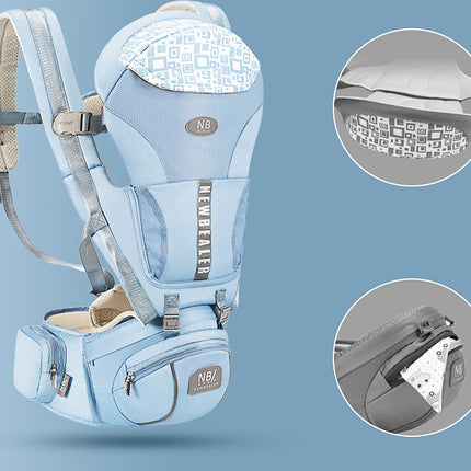 Baby Sling Front And Back Dual-purpose Baby Front Waist Stool, Light And Horizontal Holding Baby Artifact