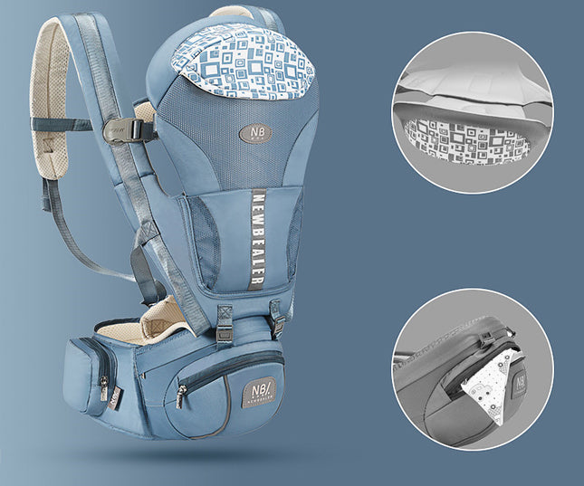 Baby Sling Front And Back Dual-purpose Baby Front Waist Stool, Light And Horizontal Holding Baby Artifact