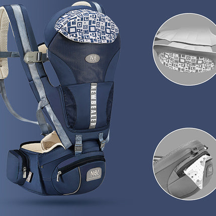 Baby Sling Front And Back Dual-purpose Baby Front Waist Stool, Light And Horizontal Holding Baby Artifact