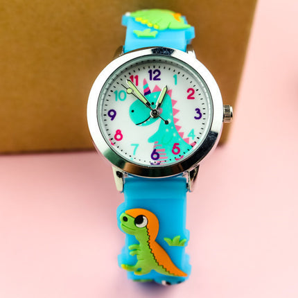 3D Silicone Dinosaur Children's Watch