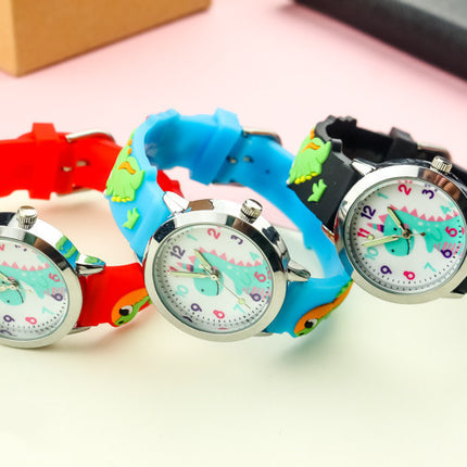 3D Silicone Dinosaur Children's Watch