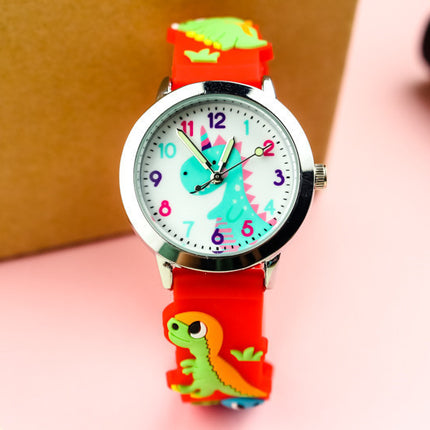 3D Silicone Dinosaur Children's Watch