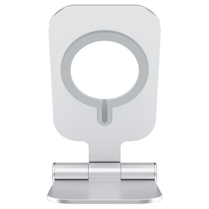Compatible with Apple, NILLKIN Iphone Stand Holder For iPhone 12mini 12 Pro Max Foldable Aluminium Alloy Magnetic Wireless Fast Charging Phone Stand