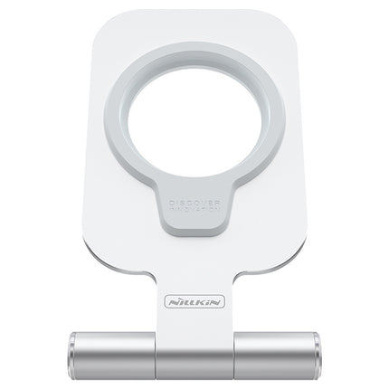 Compatible with Apple, NILLKIN Iphone Stand Holder For iPhone 12mini 12 Pro Max Foldable Aluminium Alloy Magnetic Wireless Fast Charging Phone Stand