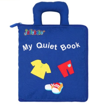 Quiet Cloth Book Baby Tear Not Rotten Three-Dimensional Early Education Baby Children'S Educational Toys 1 Year Old 6-12 Months Enlightenment