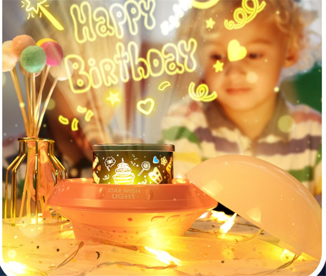 Starry Lights Dreamy Bedroom Music Night Light