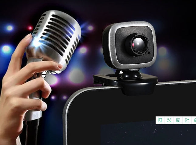 Computer Camera With Microphone, Desktop Notebook,