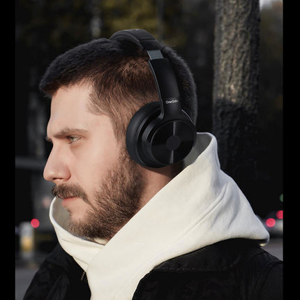Oneodio Head-Mounted Wireless Bluetooth Headset Anc Active Noise Cancellation Subwoofer  Universal