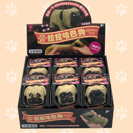 Children'S Lala Dog Creative Novelty Decompression Toys Pinch Pig Pug Toys