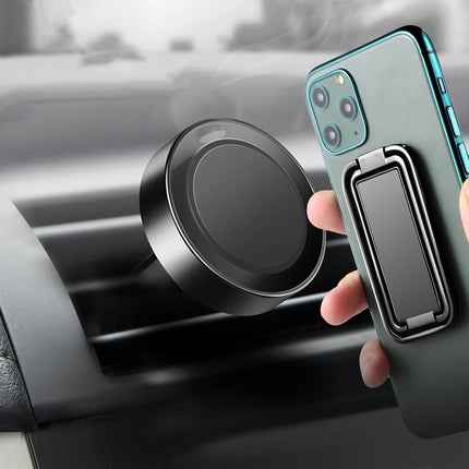 Double Ring Folding Mobile Phone Holder Square Ring Buckle Holder