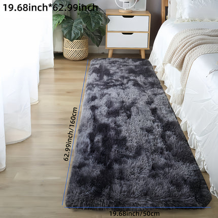 1pc Plush Shaggy Area Mat Ultra-Soft Machine-Washable Polyester Mat, Lightweight Durable