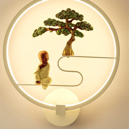 Wall Lamp Living Room Post Aisle Nordic Light Luxury Simple Fashion Personality Creative Fashion Background Wall Bedroom Bedside Lamp