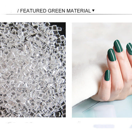 Finished Nail Art Nail Art Glitter Nail Art Sugar Snow Powder Nail Wearable Nail