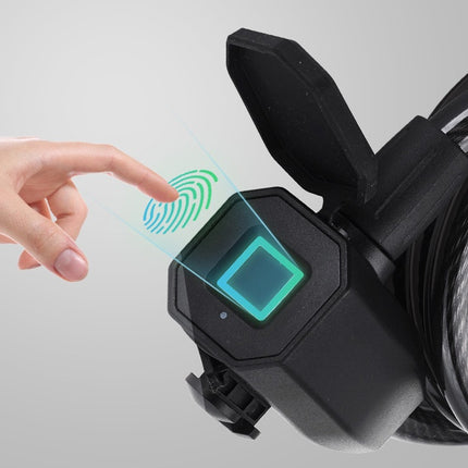 Source Manufacturer Smart Fingerprint Bluetooth Lock Steel Cable Lock Mountain Bike Lock Electric Car Lock Bicycle Lock Scooter Lock