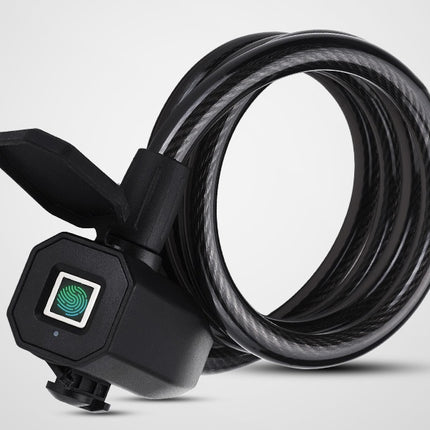 Source Manufacturer Smart Fingerprint Bluetooth Lock Steel Cable Lock Mountain Bike Lock Electric Car Lock Bicycle Lock Scooter Lock