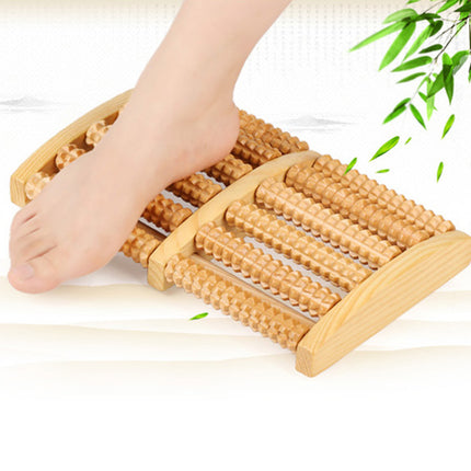 Foot Sole Wooden Roller Type Solid Wood Leg Massage
