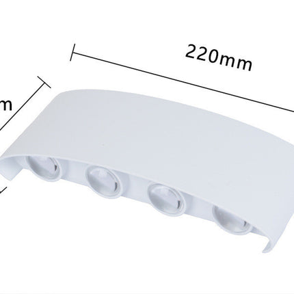 Outdoor Rainproof Led Wall Lamp Outdoor Spotlight Courtyard Bedside Living Room Wall Lamp