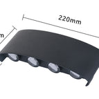 Black / 8W / warm light