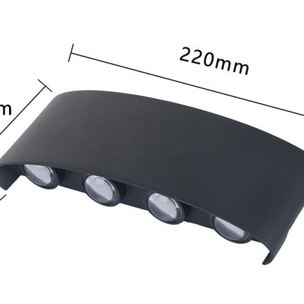 Outdoor Rainproof Led Wall Lamp Outdoor Spotlight Courtyard Bedside Living Room Wall Lamp