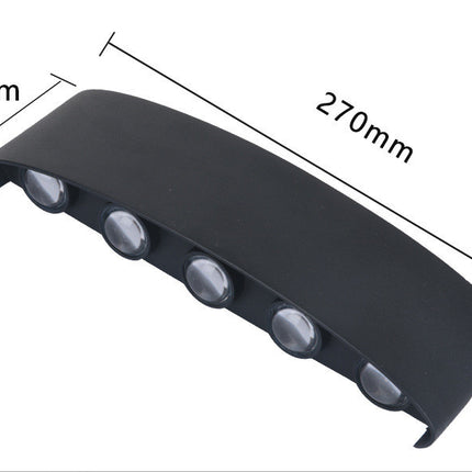 Outdoor Rainproof Led Wall Lamp Outdoor Spotlight Courtyard Bedside Living Room Wall Lamp