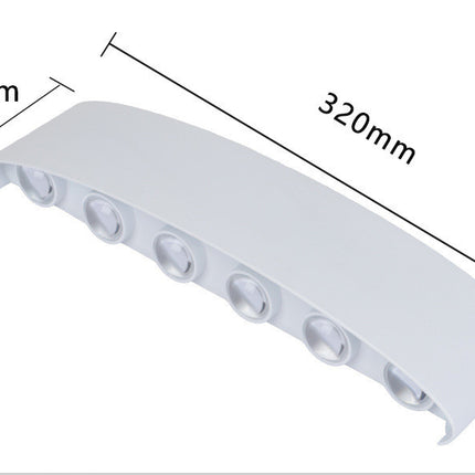 Outdoor Rainproof Led Wall Lamp Outdoor Spotlight Courtyard Bedside Living Room Wall Lamp