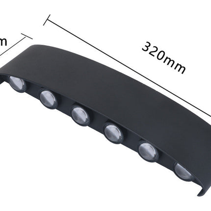 Outdoor Rainproof Led Wall Lamp Outdoor Spotlight Courtyard Bedside Living Room Wall Lamp