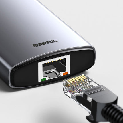 Compatible with Apple, Baseus Usb C Hub Type C To Hdmi-Compatible Usb 3.0 Adapter 8 In 1 Type C Hub Dock For Macbook Pro Air Usb C Splitter
