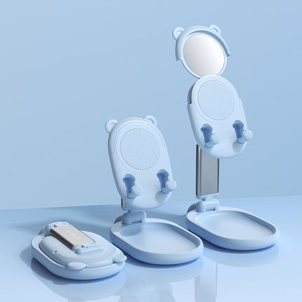 Compatible with Apple, Bunny Bear Style Phone Holder Tablet Stand For Iphone Ipad Tablet Adjustable Desk Phone Stand Desktop Holder For Xiaomi Tablet