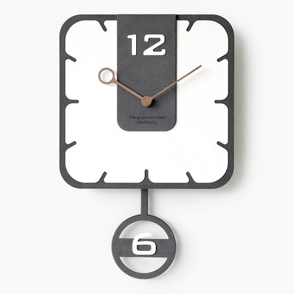 Swing Children's Room Silent Wall Clock Living Room Nordic Wall Clock
