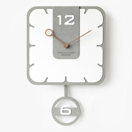 Swing Children's Room Silent Wall Clock Living Room Nordic Wall Clock