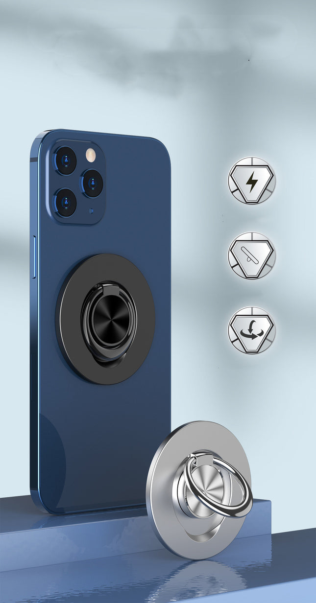 Mobile Phone Magnetic Ring Holder Suitable For Car Ring Buckle Gift Customized Logo Creative Hand Holder