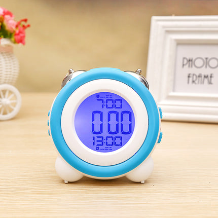 Led Message Board Kids Night-Light Digital Alarm Clock Children Wake Up Alarm Clock