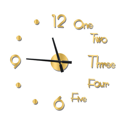 3D wall clock