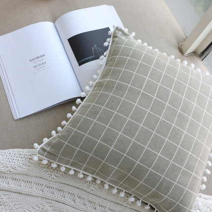 Geometric Cotton Linen Waist Pillow Pillow Cushion Waist Pillow